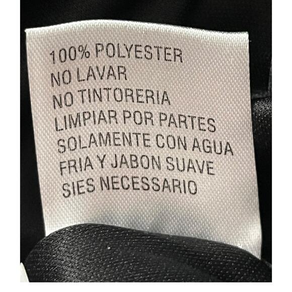 Ieena Mac Duggal dress spaghetti straps metallic black size 14 - Picture 7 of 8